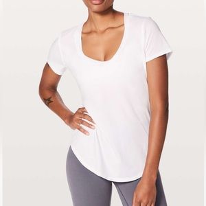 LULULEMON Love Tee V-Neck, White, size 10